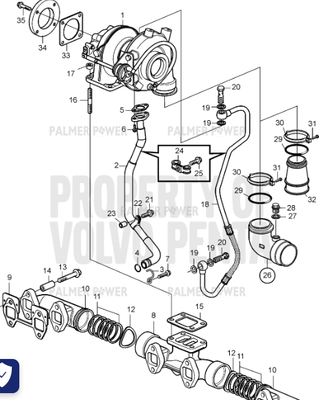 Order VOLVO PENTA 21651683 Oil Line
