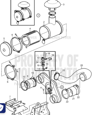 Order VOLVO PENTA 21655328 Connection Pipe