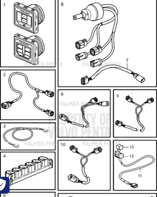 Order VOLVO PENTA 21693204 Cable