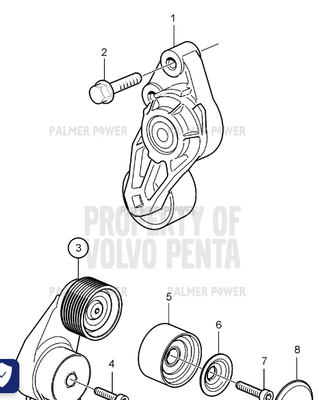 Order VOLVO PENTA 21717627 Dust Cover
