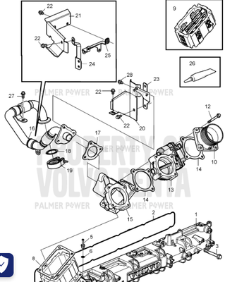 Order VOLVO PENTA 21725019 Heat Shield