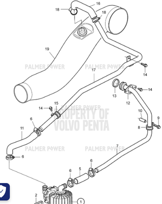 Order VOLVO PENTA 21754806 Pipe