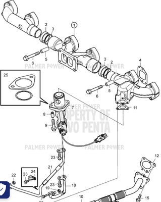 Order VOLVO PENTA 21847192 Exhaust Manifold