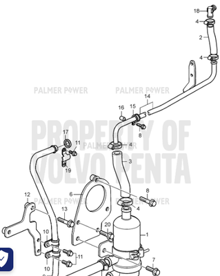 Order VOLVO PENTA 21849858 Pipe