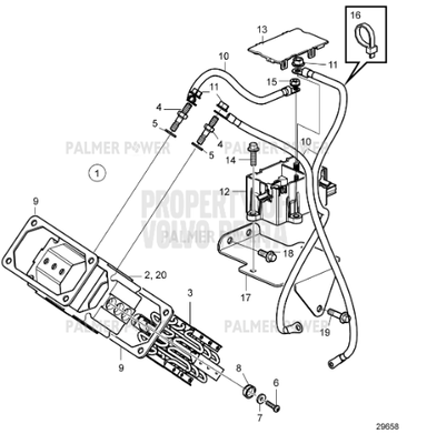 Order VOLVO PENTA 21867511 Bracket