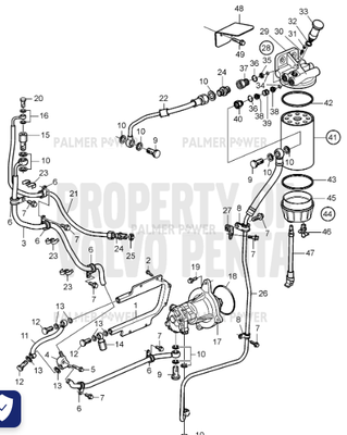 Order VOLVO PENTA 21868355 Fuel Pipe