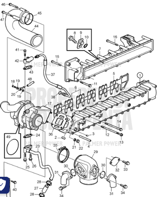 Order VOLVO PENTA 21871927 Inlet Manifold