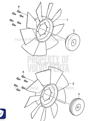 Order VOLVO PENTA 21920714 Fan