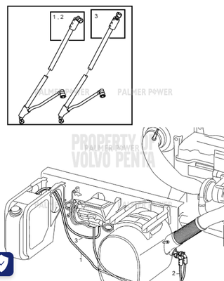 Order VOLVO PENTA 21923023 Hose | White Order VOLVO PENTA 21923023 Hose | White