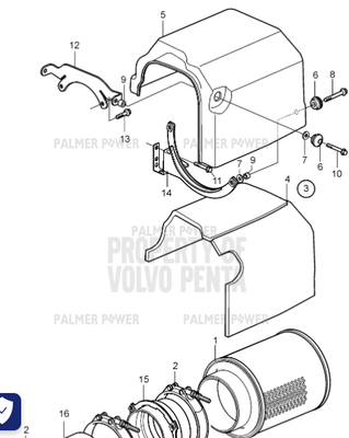 Order VOLVO PENTA 22032669 Bracket
