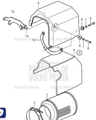 Order VOLVO PENTA 22032684 Bracket