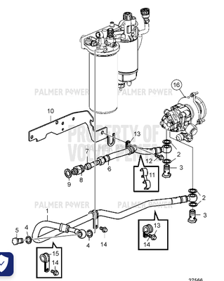 Order VOLVO PENTA 22058418 Bracket