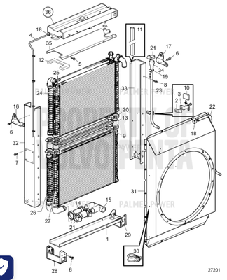 Order VOLVO PENTA 22075204 Frame