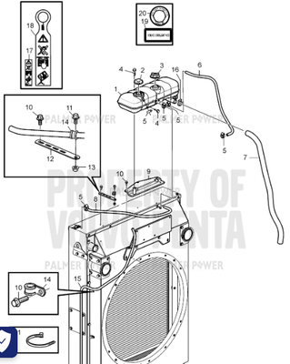Order VOLVO PENTA 22115314 Hose