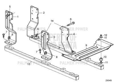 Order VOLVO PENTA 22154226 Engine Bracket
