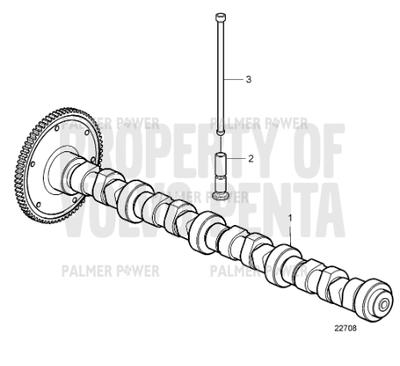 Order VOLVO PENTA 22216563 Camshaft
