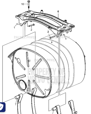 Order VOLVO PENTA 22248619 Mounting Strap