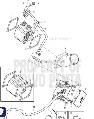 Order VOLVO PENTA 22279292 Power Cable
