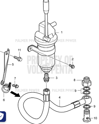 Order VOLVO PENTA 22285244 Bracket