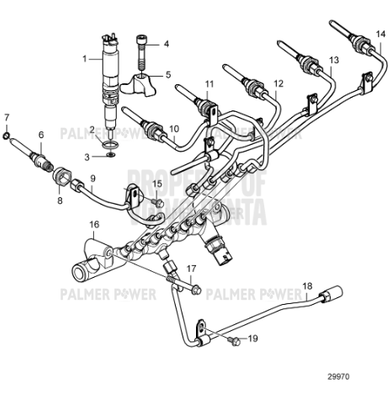 Order VOLVO PENTA 22307290 Common Rail