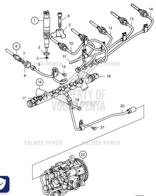 Order VOLVO PENTA 22338630 Pipe