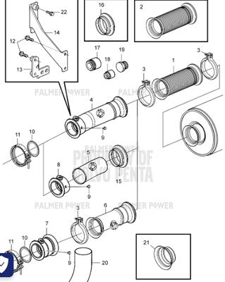 Order VOLVO PENTA 22344991 Pipe
