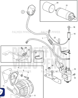 Order VOLVO PENTA 22396638 Wiring Harness