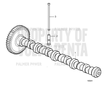 Order VOLVO PENTA 22414674 Camshaft