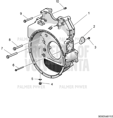 Order VOLVO PENTA 23802883 Flywheel Housing