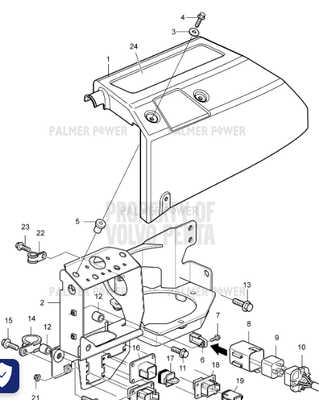 Order VOLVO PENTA 22555412 Cover