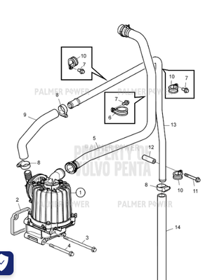 Order VOLVO PENTA 22617542 Pipe