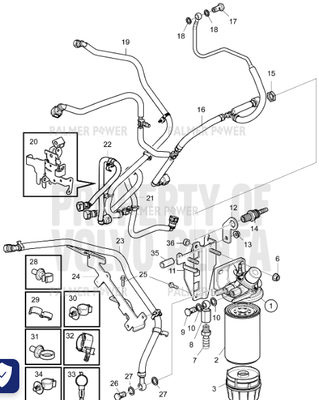 Order VOLVO PENTA 22637285 Bracket