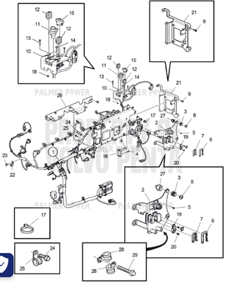 Order VOLVO PENTA 22675856 Wiring Harness
