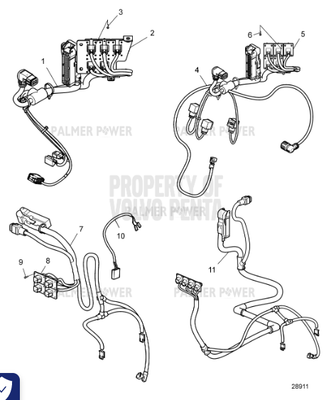 Order VOLVO PENTA 22679225 Wiring Harness