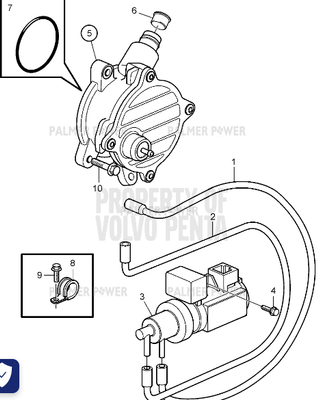 Order VOLVO PENTA 22722539 Hose