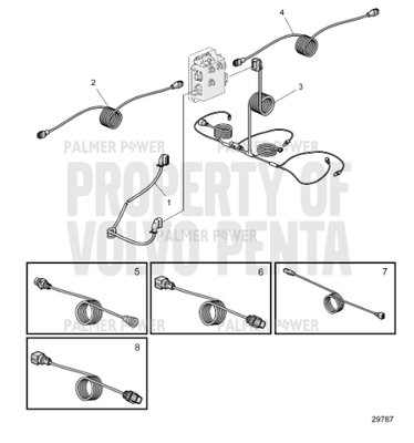 Order VOLVO PENTA 22805082 Wiring Harness