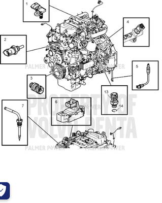 Order VOLVO PENTA 22827991 Sensor