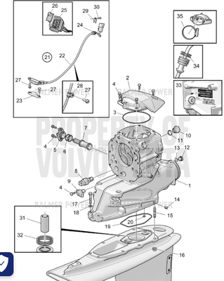 Order VOLVO PENTA 22846249 Cover