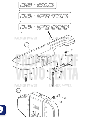 Order VOLVO PENTA 22865727 Ball Stud