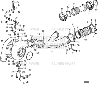 Order VOLVO PENTA 22958582 Bracket