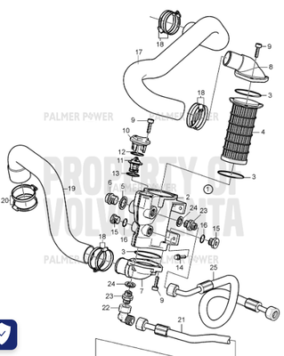 Order VOLVO PENTA 23001231 Hose Order VOLVO PENTA 23001231 Hose