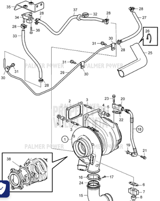 Order VOLVO PENTA 23029715 Gasket