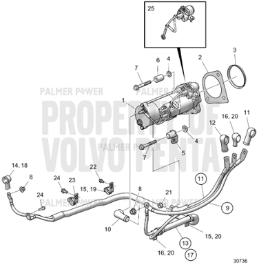 Order VOLVO PENTA 23076905 Bracket