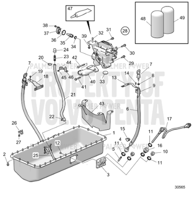 Order VOLVO PENTA 23185523 Nipple