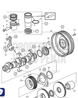 Order VOLVO PENTA 23229865 Vibration Damper