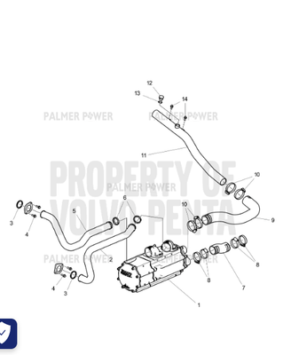 Order VOLVO PENTA 23307624 Coolant Pipe