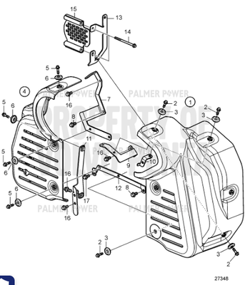 Order VOLVO PENTA 23344541 Belt Protector