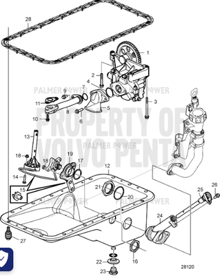 Order VOLVO PENTA 23371104 Oil Pan