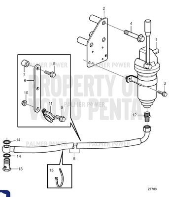 Order VOLVO PENTA 23418621 Hose