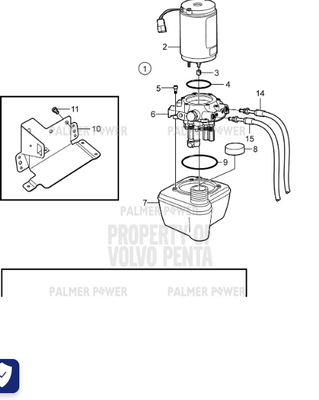 Order VOLVO PENTA 23419958 Pump | Trim